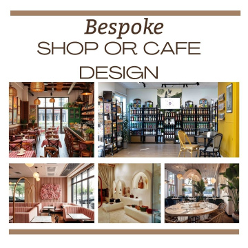 Bespoke Restaurant / Cafe Interior Design Package I Custom Layout, Colour Scheme, Moodboard, Shopping List