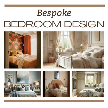 Bespoke Bedroom Interior Design Package I Custom Layout, Colour Scheme, Moodboard & Shopping List