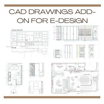 CAD Technical Drawings – Add-On Only | Floor Plans, Elevations, Sections & Finishes